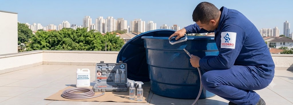 Limpeza de Caixa D'água em Timbó